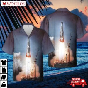 Us Icbm Sm-65 Atlas Hawaiian Shirt