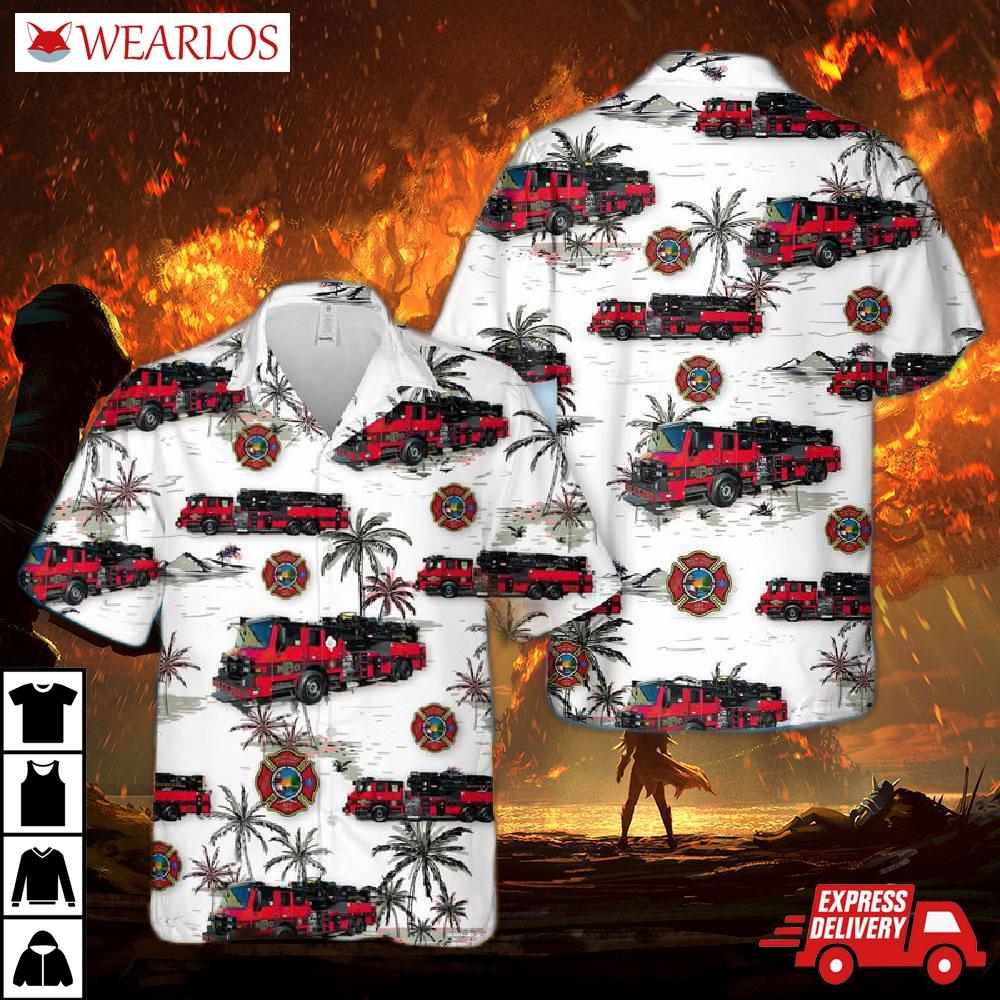 Us Mount Dora Fire Department Hawaiian Shirt