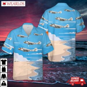 Us Navy A-6 Intruder Of Va-75 Sunday Punchers Hawaiian Shirt