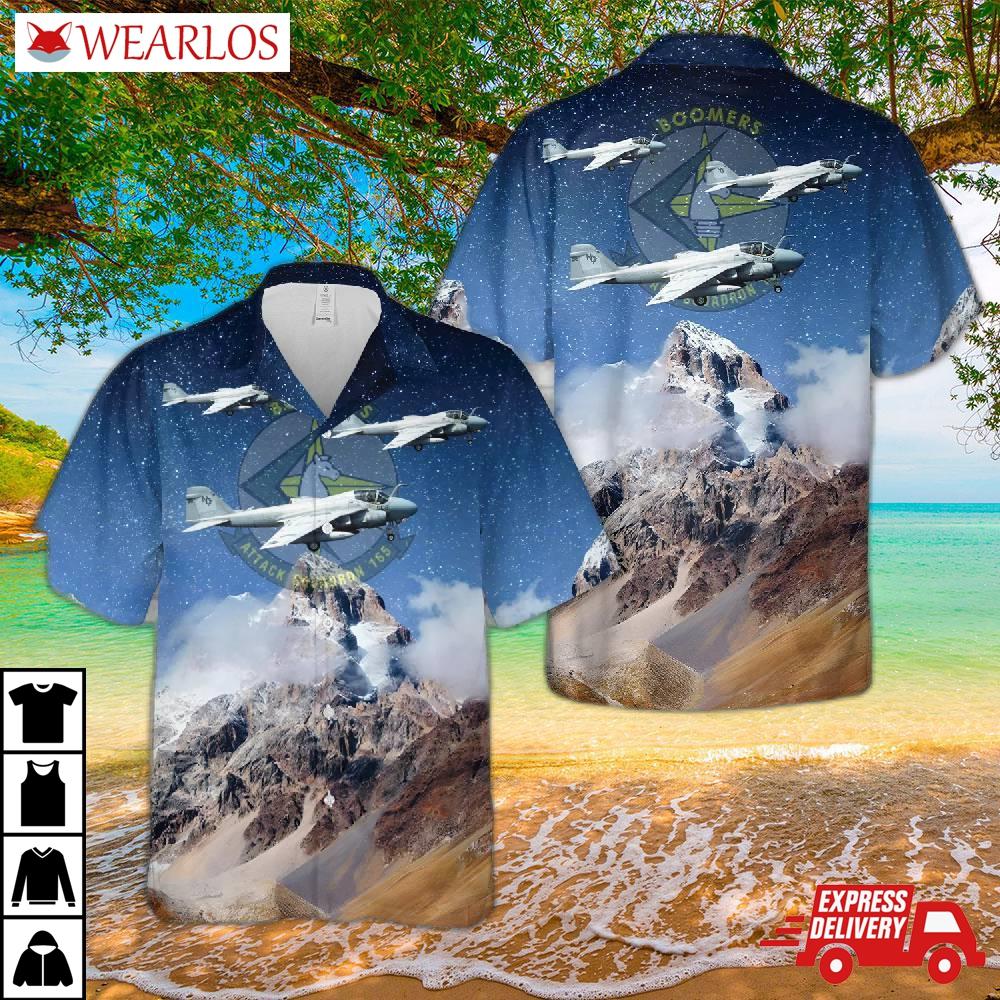 Us Navy A-6e Swip Intruder Of Va-165 Hawaiian Shirt