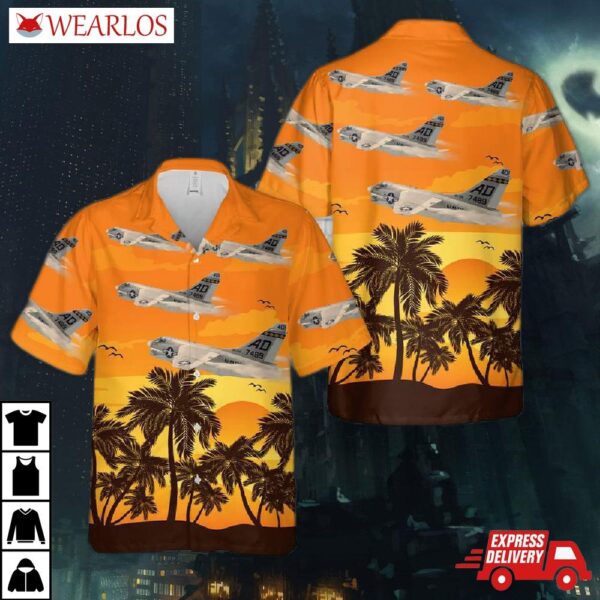 Us Navy A7e Corsair Ii Of Va-174 Hawaiian Shirt