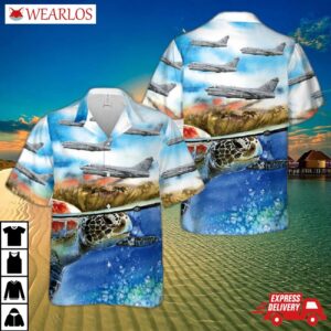 Us Navy A7e Corsair Ii Of Va-37 Royal Maces Hawaiian Shirt