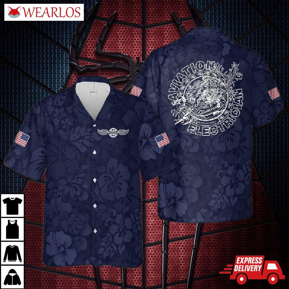 Us Navy Ae Hawaiian Shirt