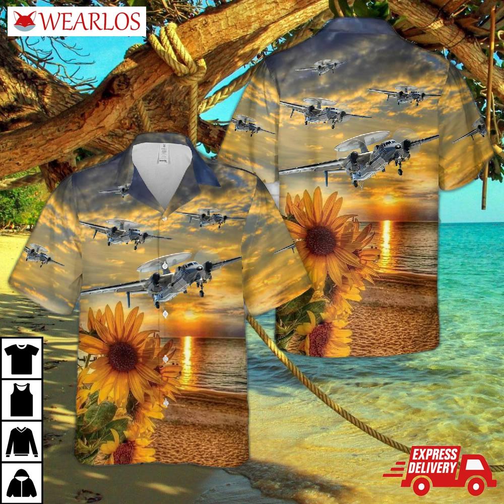 Us Navy Airborne Command & Control Squadron 120 (vaw-120) Hawaiian Shirt