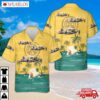Us Navy Airborne Command & Control Squadron 124 (vaw-124) "bear Aces" Hawaiian Shirt