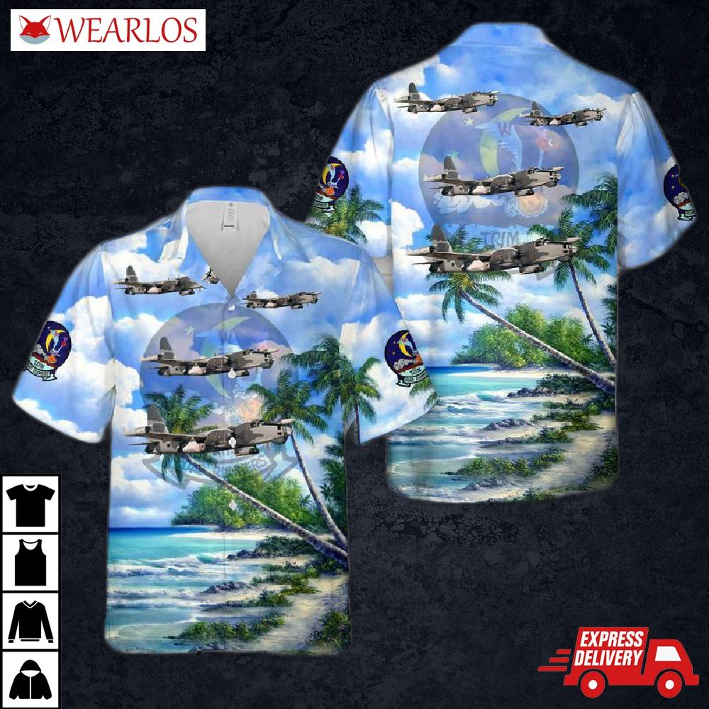 Us Navy Ap-2h Neptune Of Vah-21 Roadrunners Hawaiian Shirt