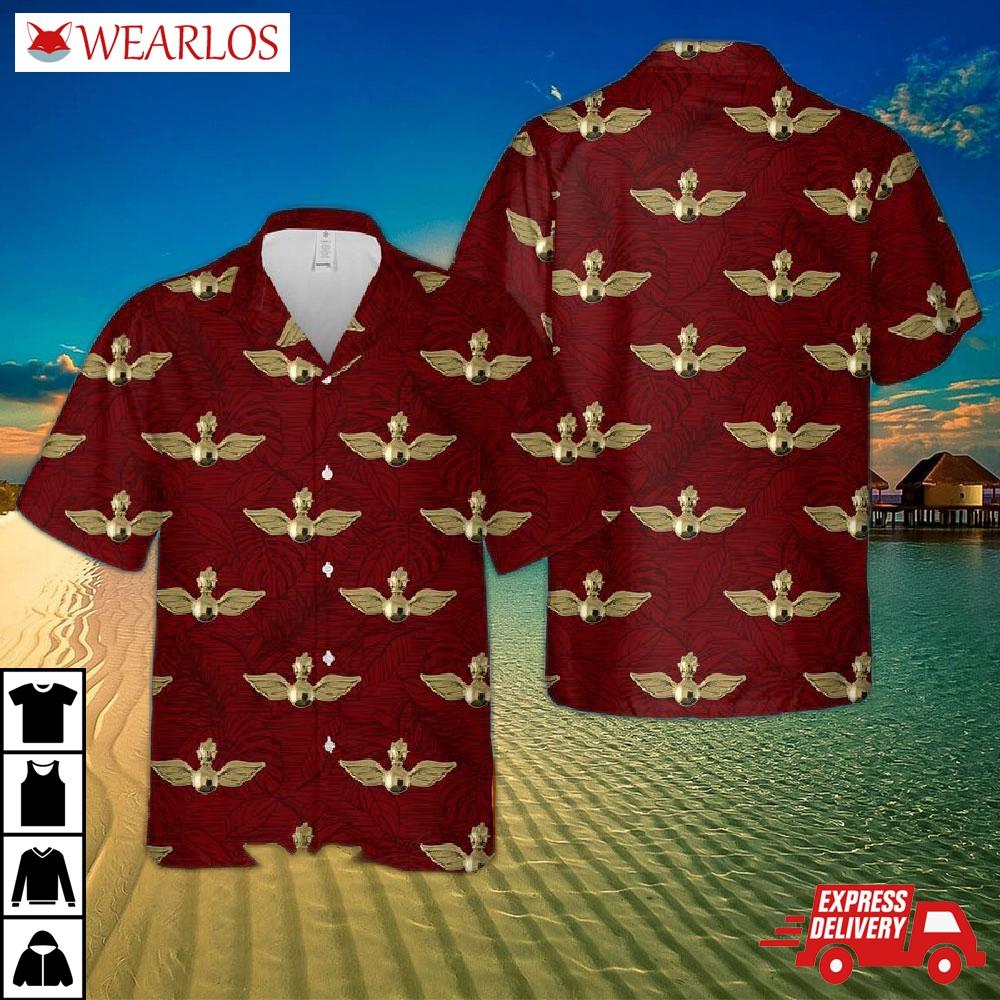 Us Navy Aviation Ordnance Insignia Hawaiian Shirt