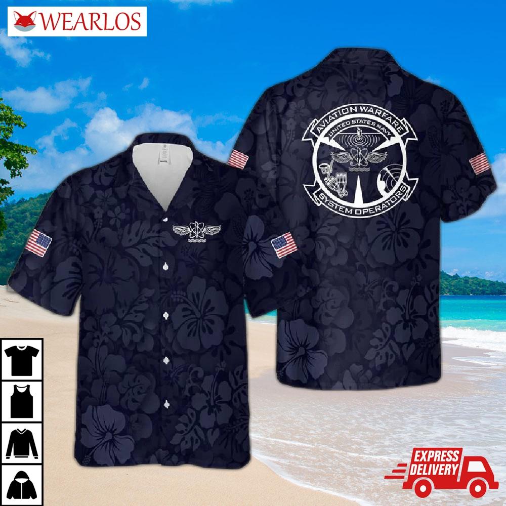 Us Navy Aw Hawaiian Shirt