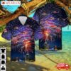 Us Navy Bell Th-57c Searanger, 4th Of July Hawaiian Shirt