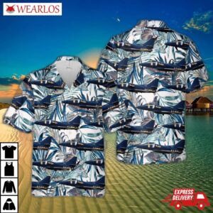 Us Navy Blue Angels Douglas A-4f Skyhawks Hawaiian Shirt