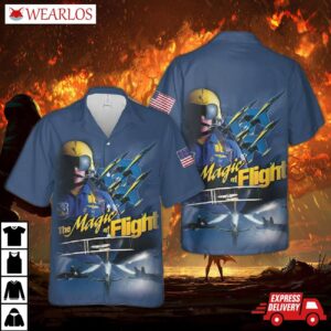 Us Navy Blue Angels Hawaiian Shirt