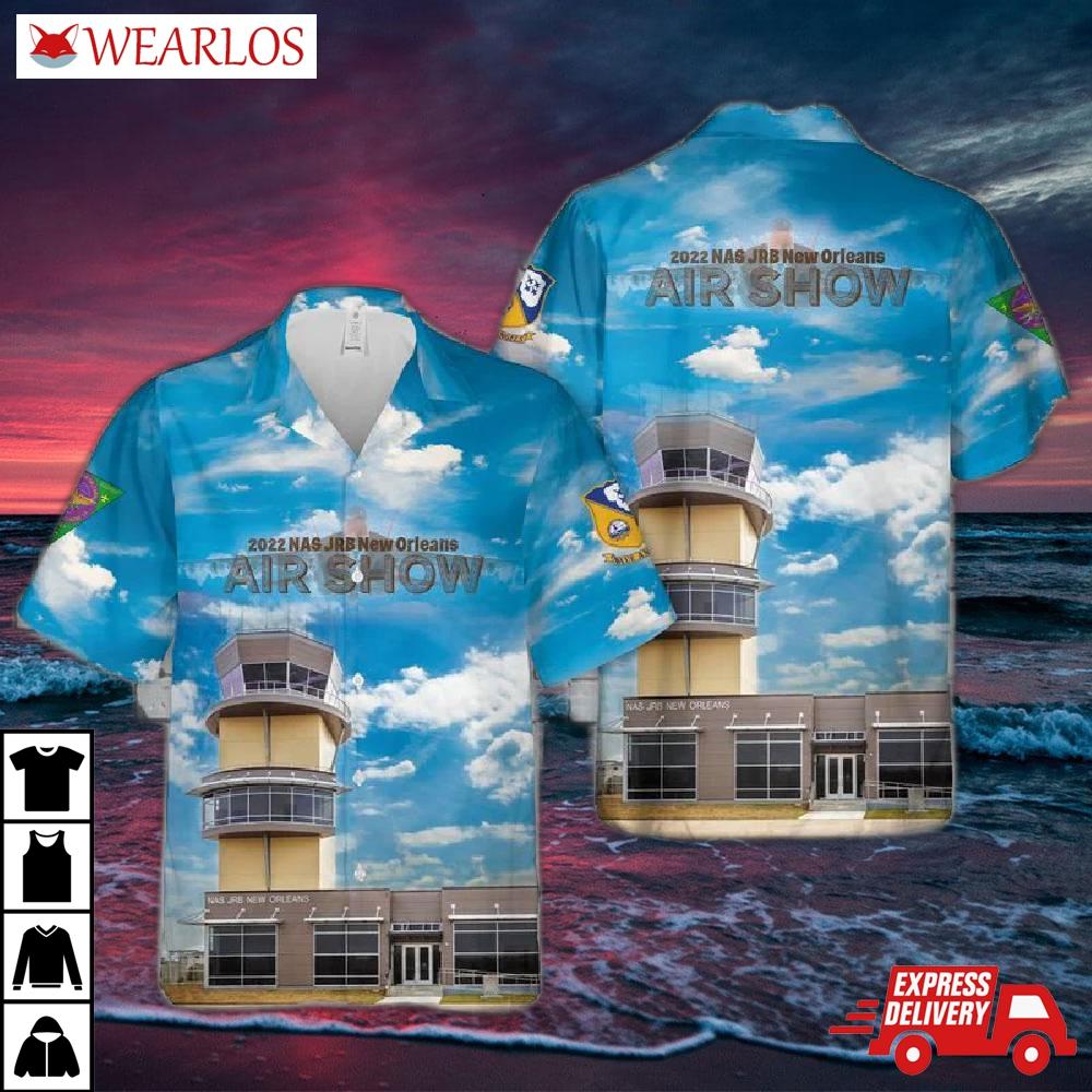 Us Navy Blue Angles New Orleans Air Show Hawaiian Shirt