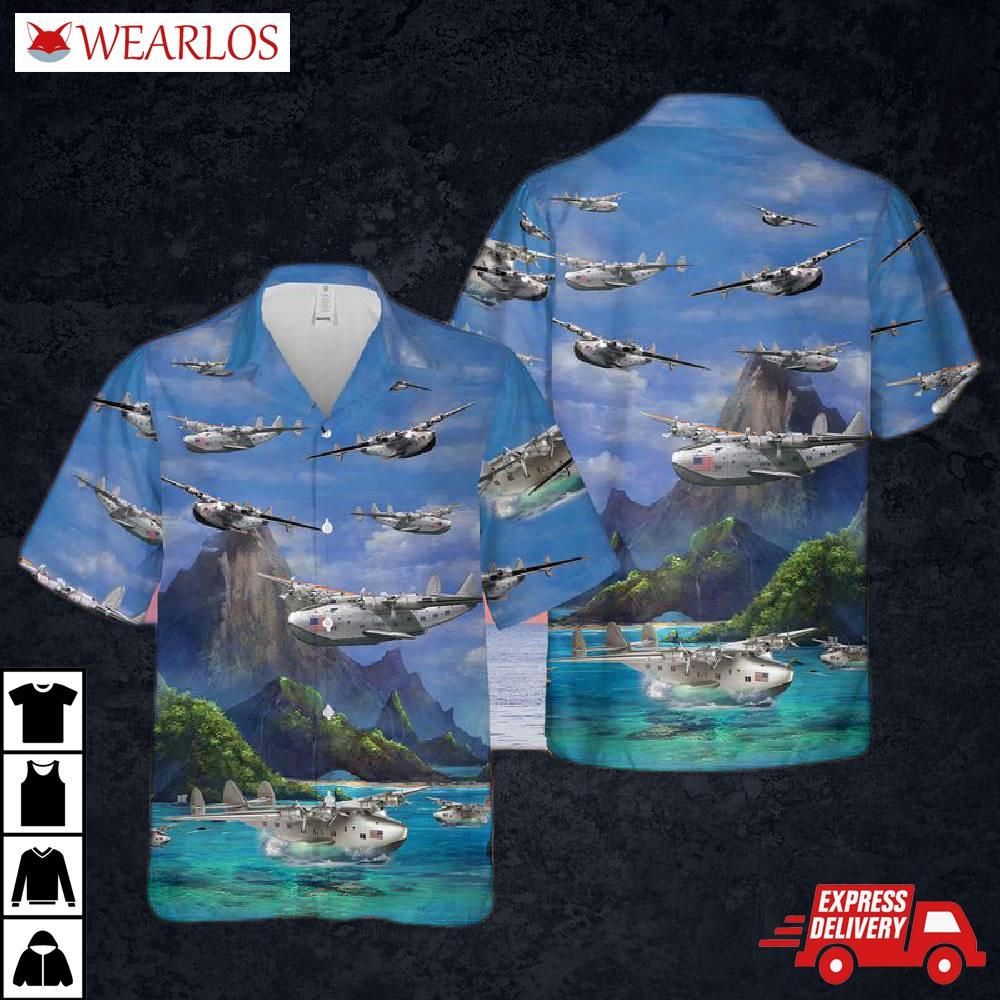 Us Navy Boeing 314 Clipper Hawaiian Shirt