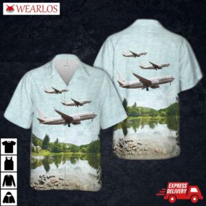 Us Navy Boeing C-40a Clipper (737-7afc) Hawaiian Shirt