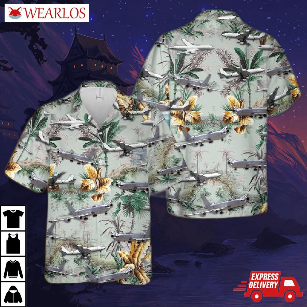 Us Navy Boeing E-6 Mercury Hawaiian Shirt