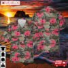 Us Navy Boeing Ea-18g Growler Of Electronic Attack Squadron 134 (vaq-134) Hawaiian Shirt