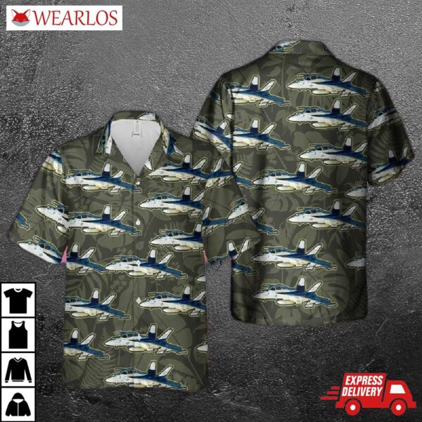 Us Navy Boeing Fa-18ef Super Hornet Hawaiian Shirt