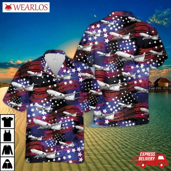 Us Navy Boeing P-8 Poseidon Hawaiian Shirt