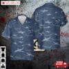 Us Navy Boeing P-8a Poseidon Silhouettes Hawaiian Shirt