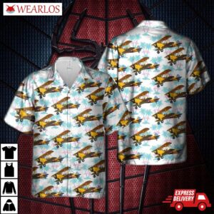 Us Navy, Boeing-stearman Model 75 Hawaiian Shirt