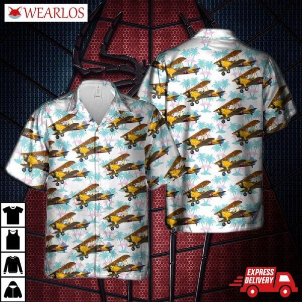 Us Navy, Boeing-stearman Model 75 Hawaiian Shirt