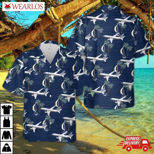 Us Navy C-40a Clipper Of Usn Vr-59 "the Lone Star Express" Hawaiian Shirt