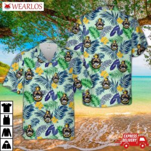 Us Navy Chief With Goat Skull Anchor Hawaiian Shirt