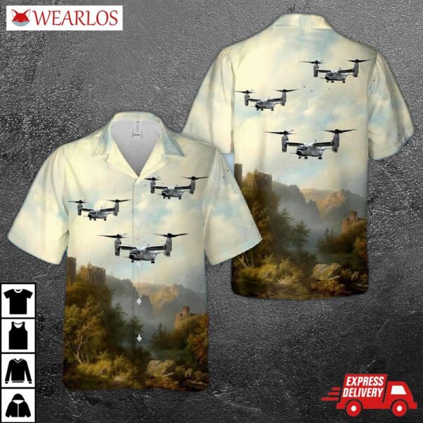 Us Navy Cmv-22b Osprey Hawaiian Shirt
