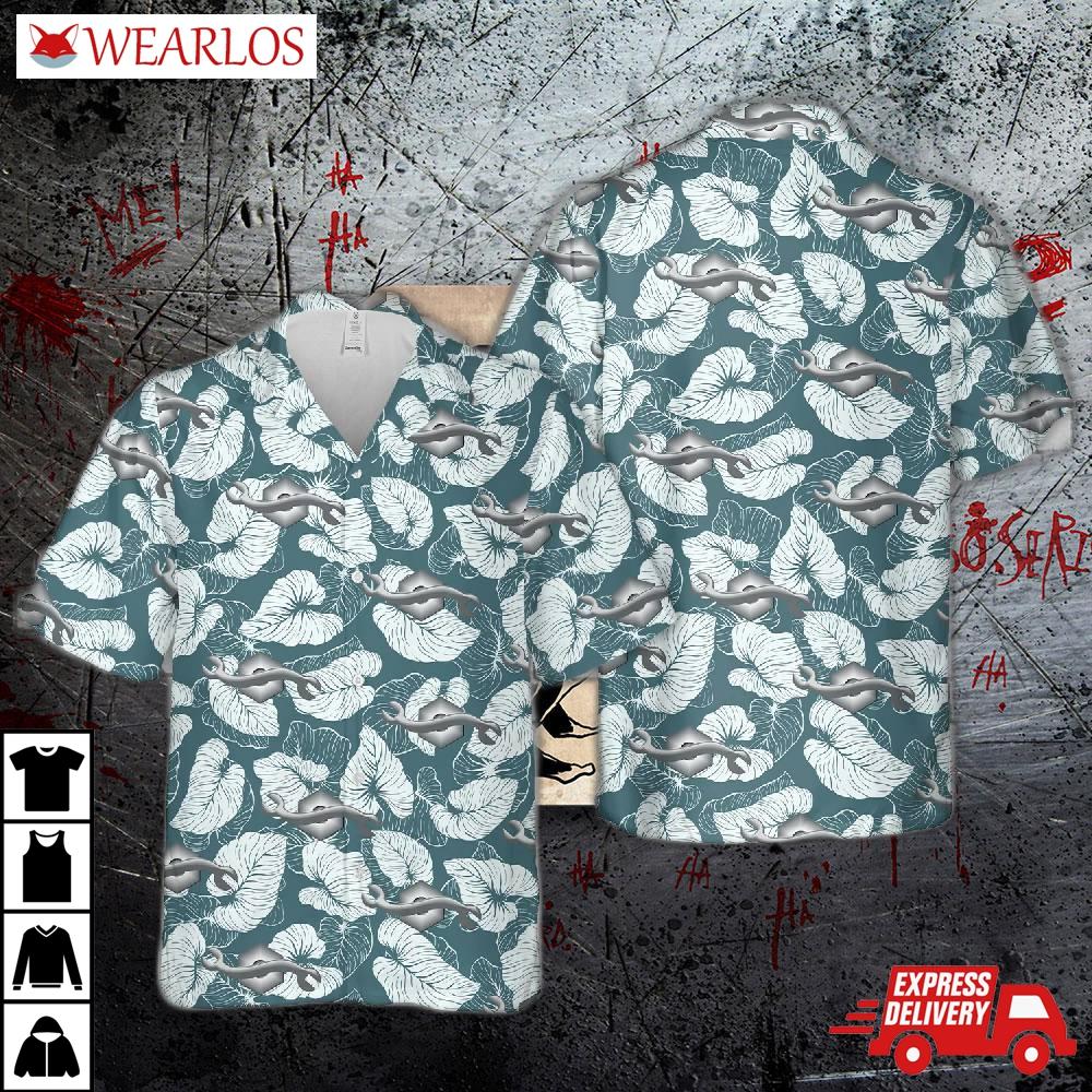 Us Navy Construction Mechanic (cm) Hawaiian Shirt