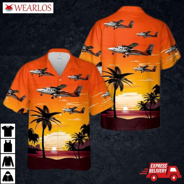 Us Navy De Havilland Canada Uv-18a Twin Otter Hawaiian Shirt