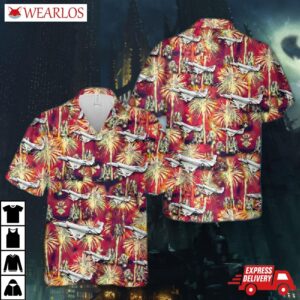 Us Navy Douglas A-4 Skyhawk Hawaiian Shirt