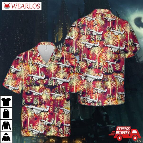 Us Navy Douglas A-4 Skyhawk Hawaiian Shirt