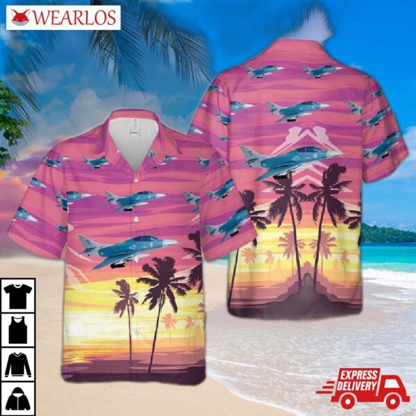 Us Navy Douglas A-4 Skyhawk (ta-4j) Of Vc-10 Challengers Hawaiian Shirt