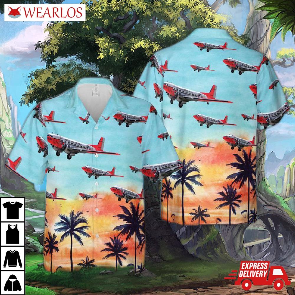Us Navy Douglas C-117d Hawaiian Shirt