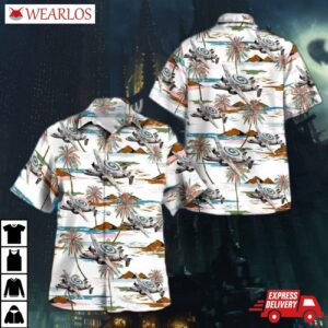 Us Navy E-2c Scewtops Hawaiian Shirt