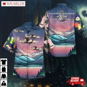 Us Navy E-2d Hawkeye Ab-603 Of Vaw-126 "seahawks" Hawaiian Shirt