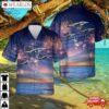 Us Navy Ea-18g Of Vaq-132 "scorpions", 4th July Hawaiian Shirt