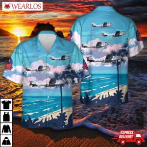 Us Navy Ea-6b Prowler Of Vaq-140 "patriots" Hawaiian Shirt