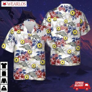 Us Navy F-14a Tomcat Of Vf-202 "superheats", 4th July Hawaiian Shirt