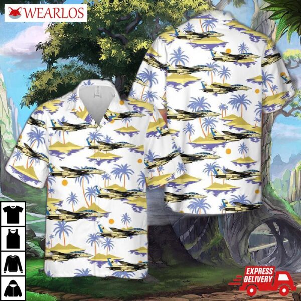 Us Navy F-14d(r) From Vf-213 "blacklions" Hawaiian Shirt