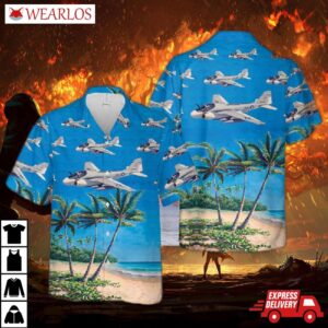 Us Navy Grumman A-6 Intruder Hawaiian Shirt