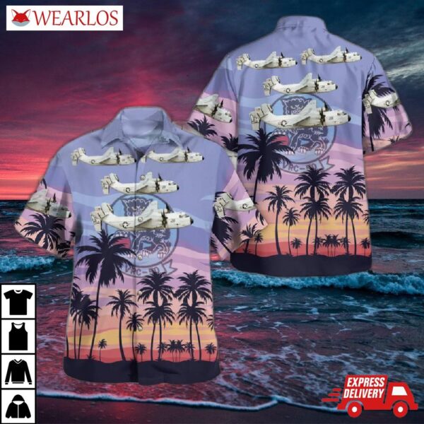 Us Navy Grumman C-2a Greyhound Vrc-50 (foo Dogs) Hawaiian Shirt