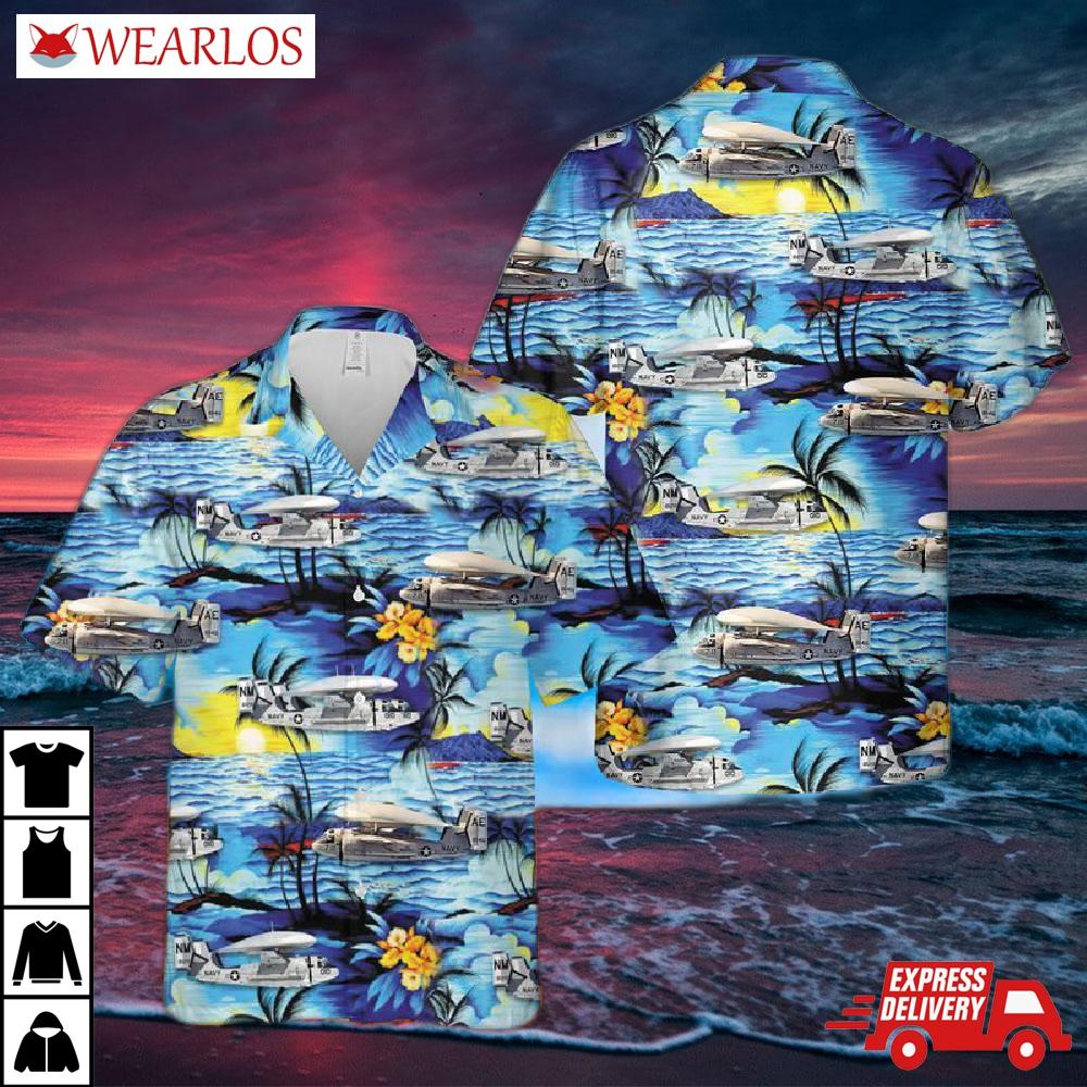 Us Navy Grumman E-1 Tracer Hawaiian Shirt