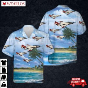 Us Navy Grumman F-9 Cougar Hawaiian Shirt