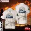 Us Navy Grumman F6f-3 Hellcat Vf-2 "rippers" In Wwii Hawaiian Shirt