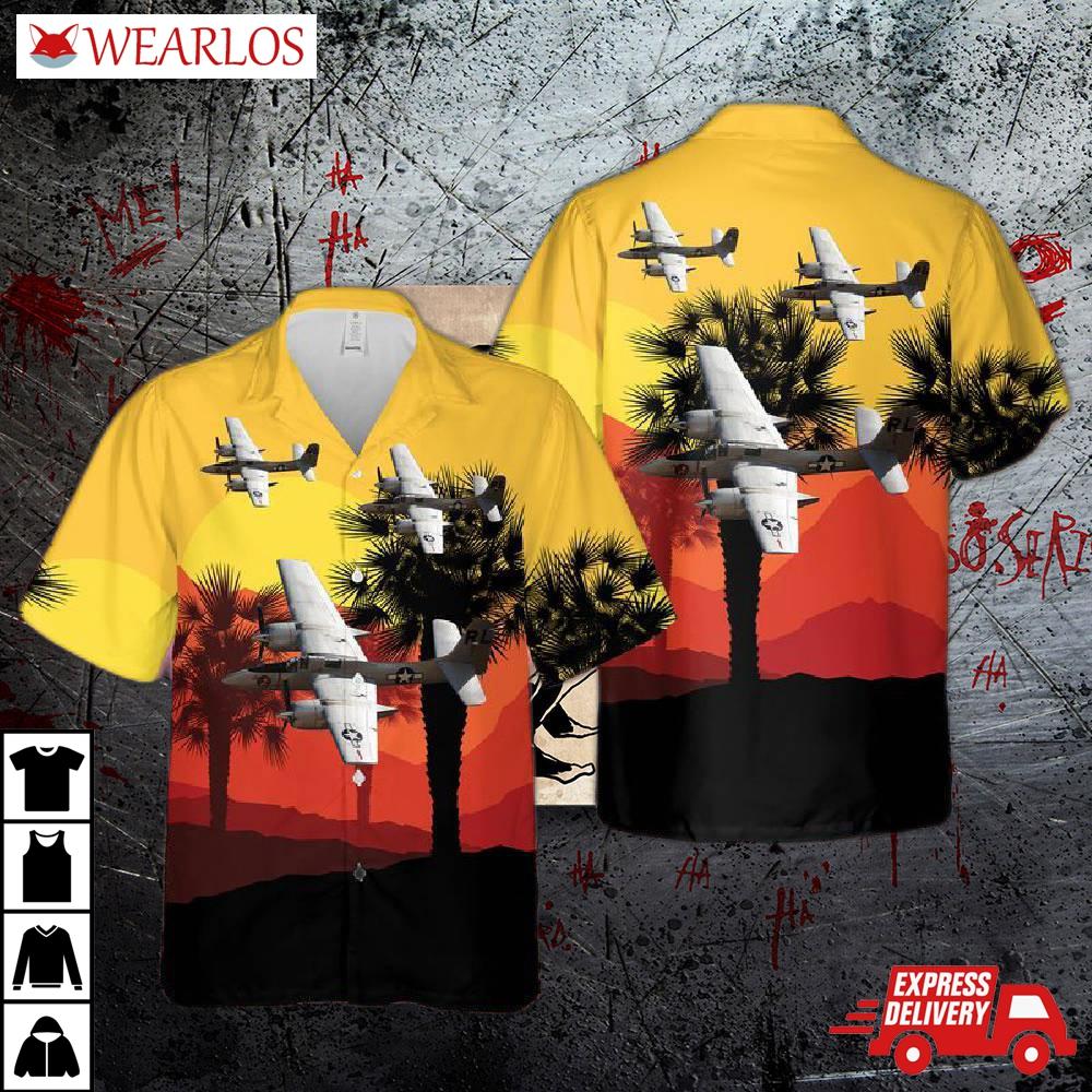 Us Navy Grumman F7f Tigercat Hawaiian Shirt