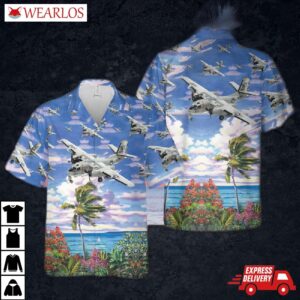 Us Navy Grumman S-2 Tracker Of Vs-37 Hawaiian Shirt