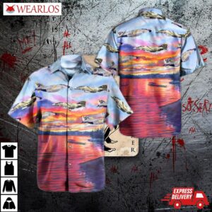 Us Navy Historical Aircraft Mcdonnell Douglas F-4 Phantom Ii Hawaiian Shirt