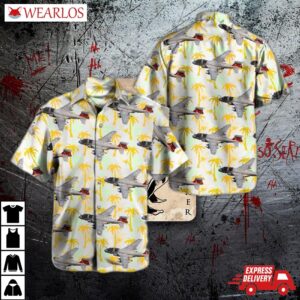 Us Navy Historical Aircraft Northrop Grumman Ea-6b Prowler Hawaiian Shirt