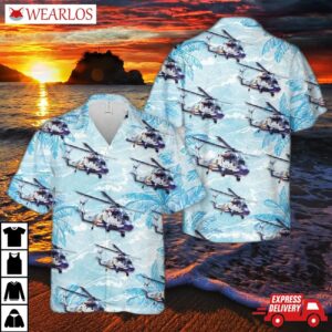Us Navy Kaman Sh-2g Super Seasprite Hawaiian Shirt